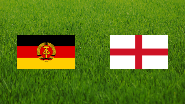East Germany vs. England