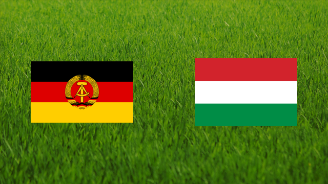 East Germany vs. Hungary