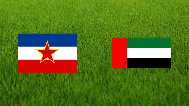 Yugoslavia vs. United Arab Emirates