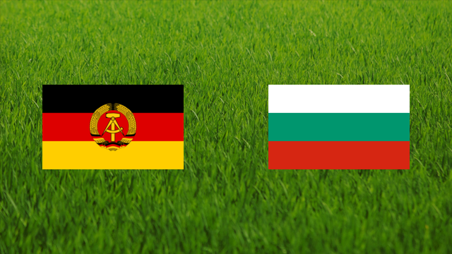 East Germany vs. Bulgaria