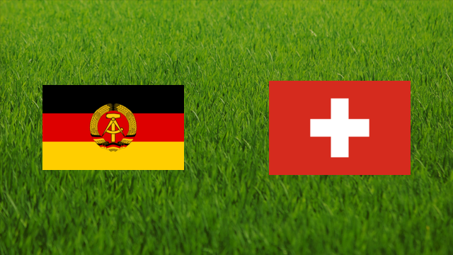 East Germany vs. Switzerland